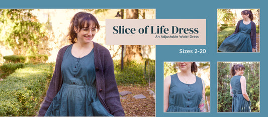 Free Pattern Download | Adjustable Dress Pattern | Sewing Slice of Life Dress Tutorial
