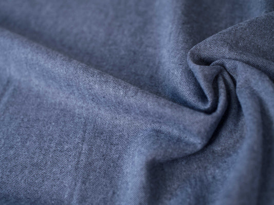 Porto Flannel | Twill Solid: Denim | Fabric | Porto Flannel | Robert Kaufman