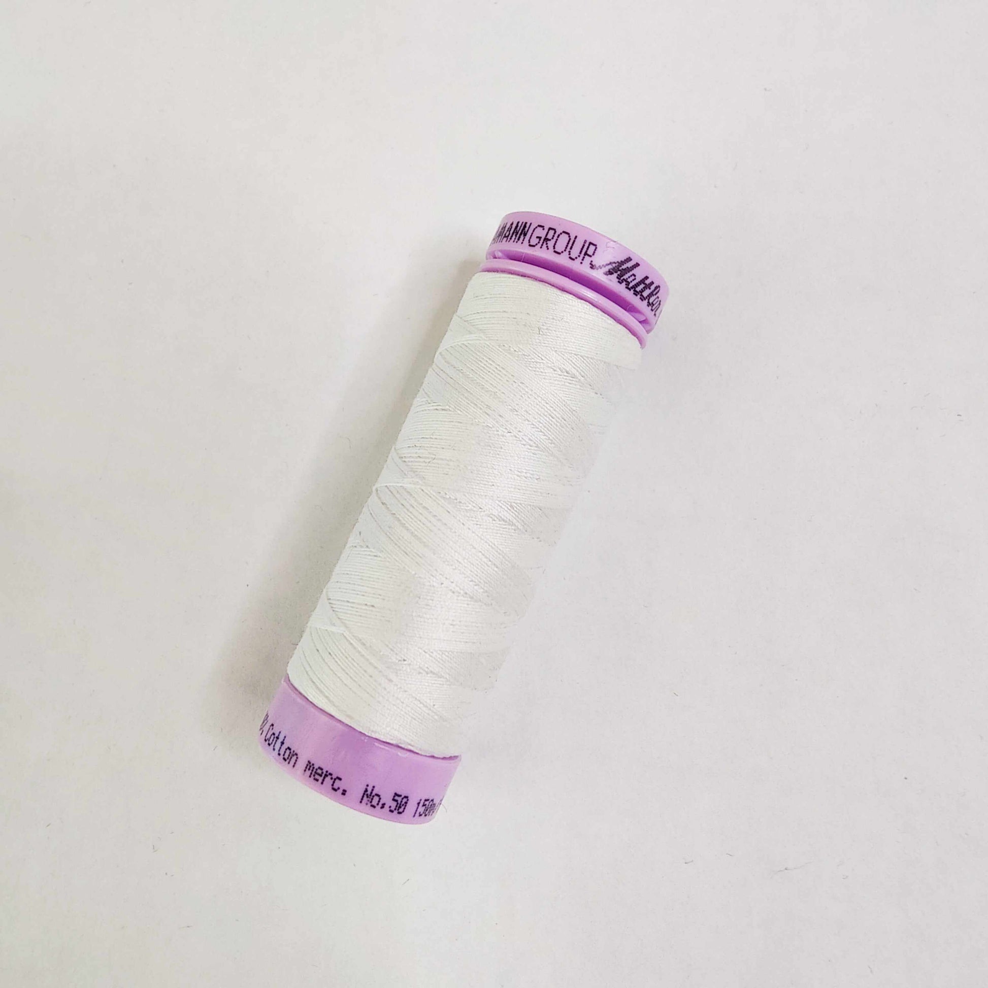 2000 White | Cotton Thread White | Silk Finish 50wt 150m 164yd | Mettler | Thread