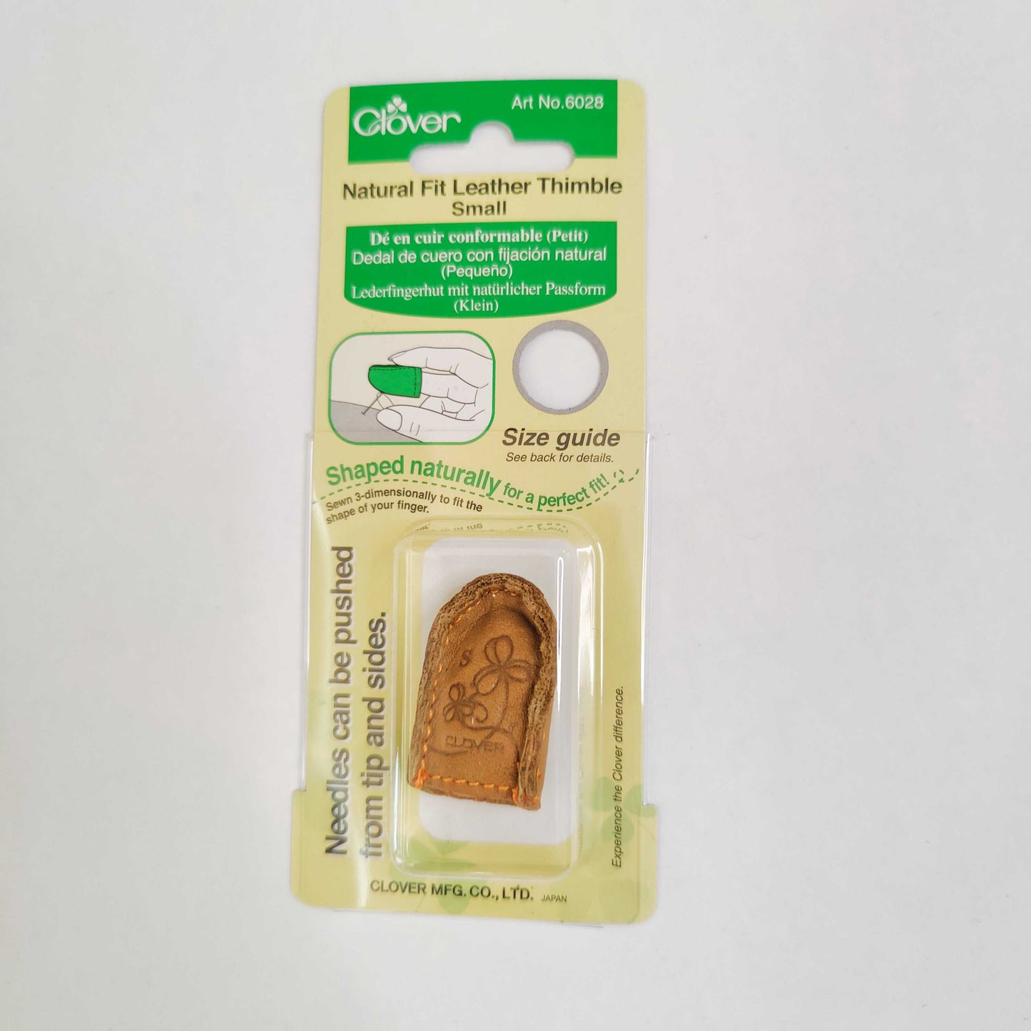 Natural Fit Leather Thimble | Tool | Natural Fit Leather Thimble | Clover Needlecraft Inc.