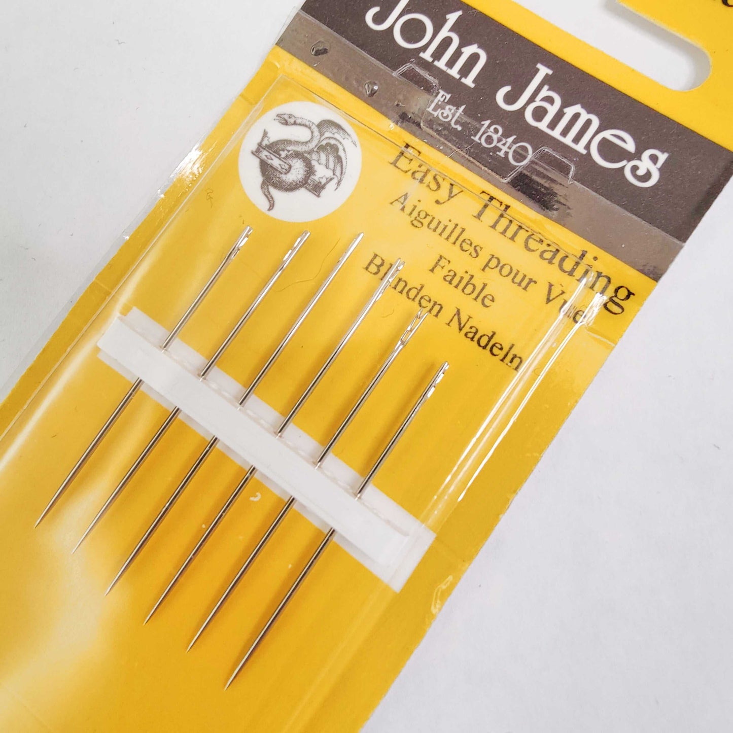 Hand sewing needles | John James Sharps #4/8 Easy Thread | John James | Tool