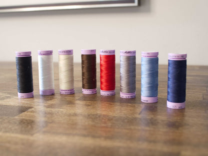 Mettler Silk Finish Cotton Thread - Basics Kit 8 Spools, 164 yards | | Cotton Thread Multipack  | Mettler | Thread