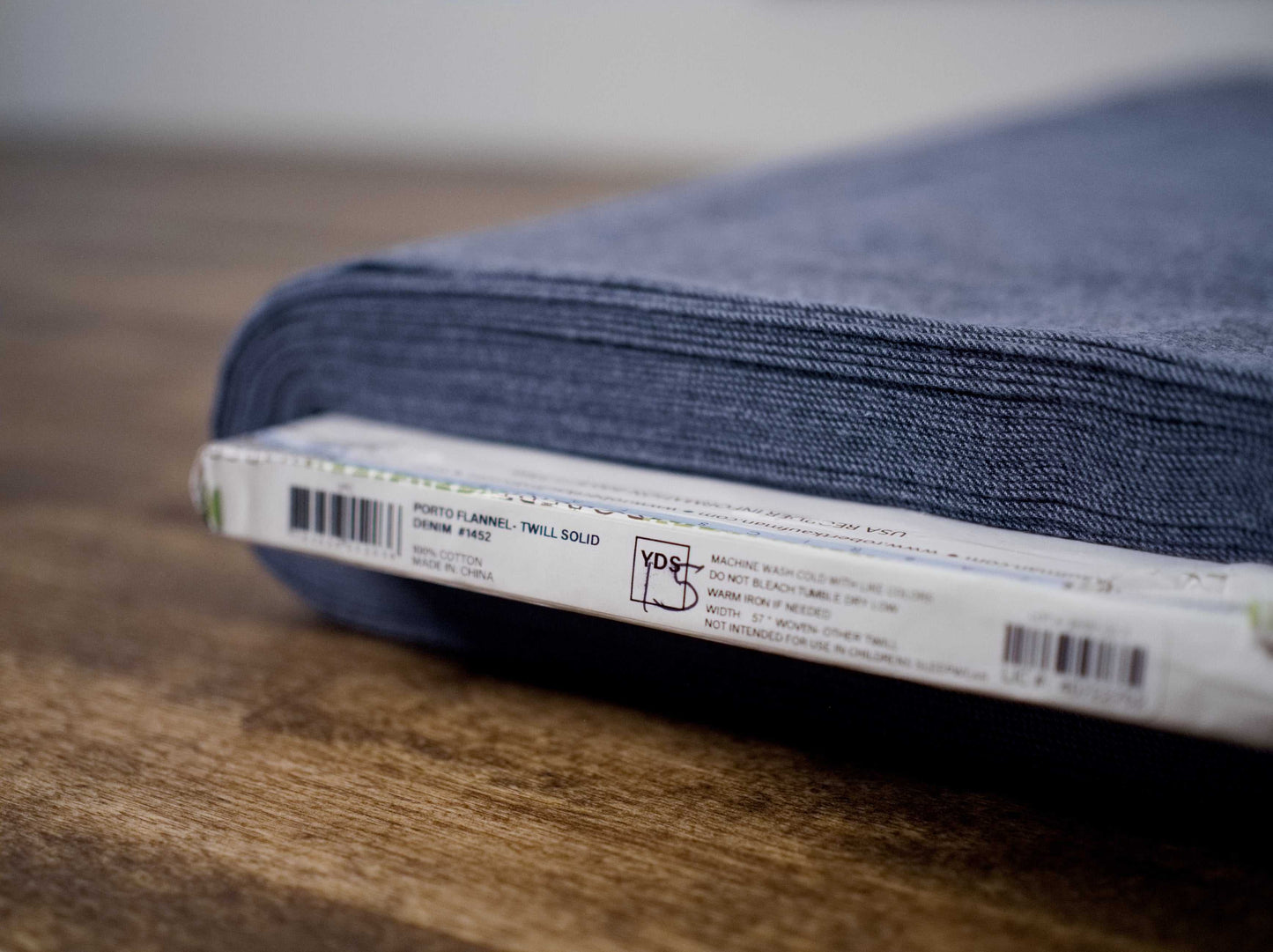 Porto Flannel | Twill Solid: Denim | Fabric | Porto Flannel | Robert Kaufman