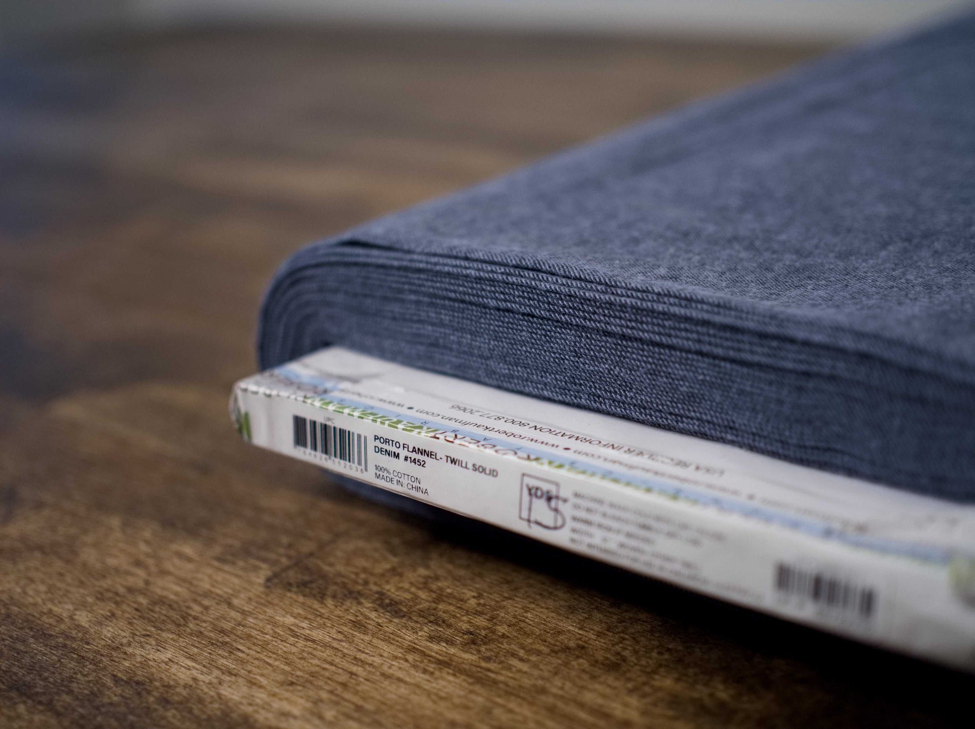 Porto Flannel | Twill Solid: Denim | Fabric | Porto Flannel | Robert Kaufman