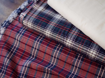 red plaid fabric | YELLOWSTONE PLAIDS | Robert Kaufman | Fabric