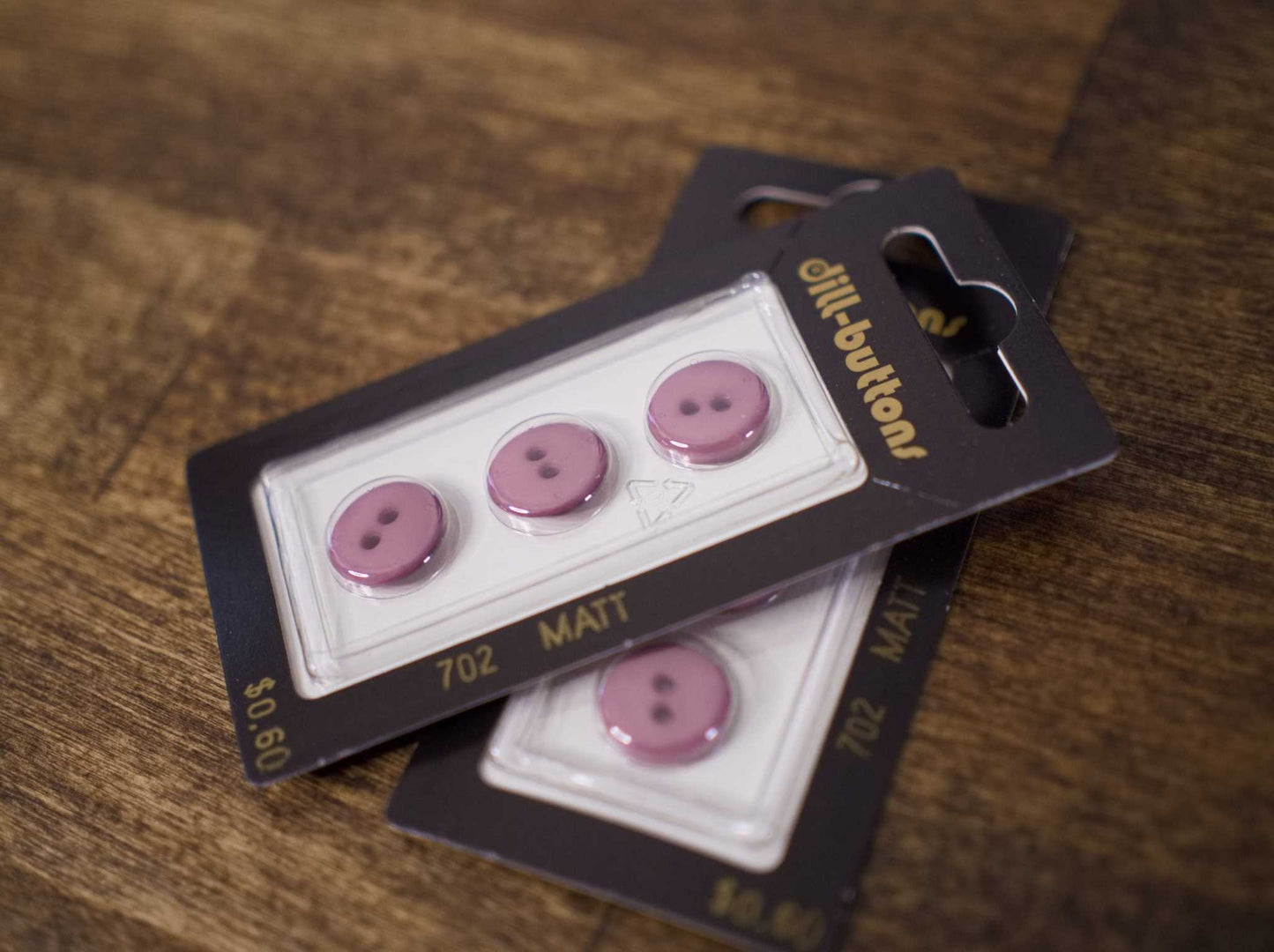 Mauve Buttons | Buttons | 1/2" | 13 mm | Dills Buttons