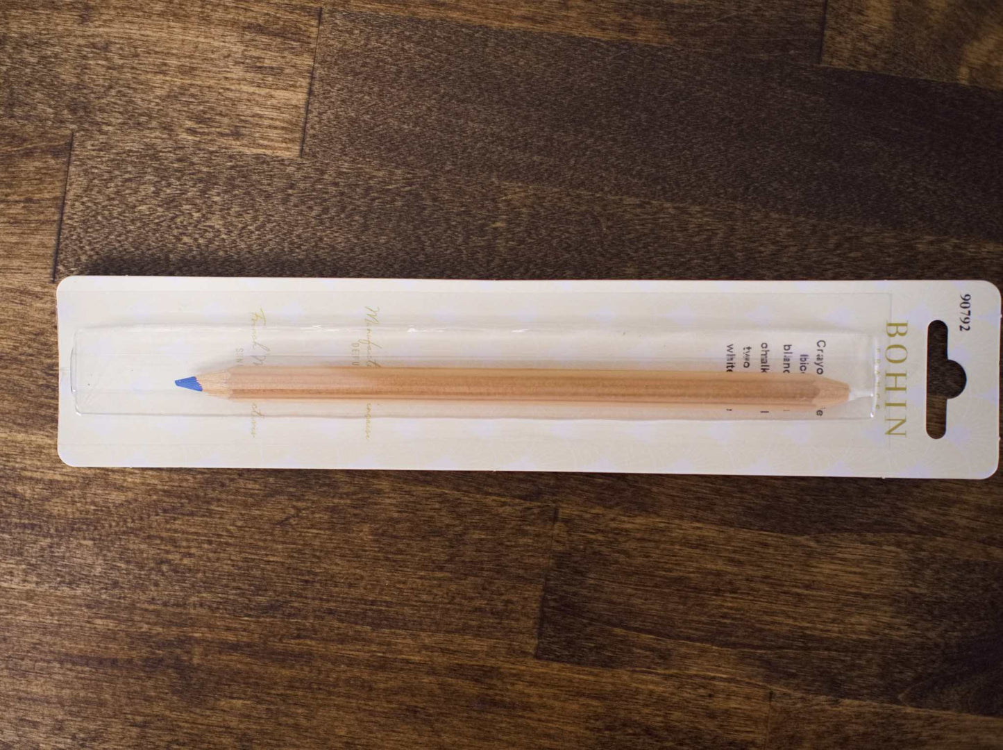 Fabric Chalk Pencil | White and Blue-Fabric Chalk Pencil | Bohin