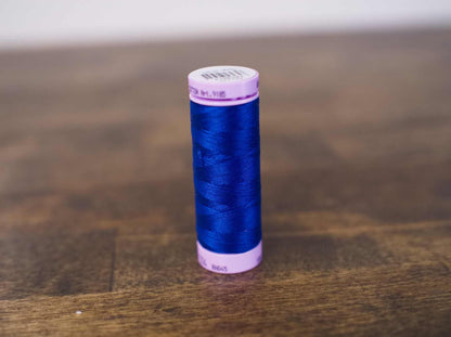 Blue Cotton Thread | 1304 Imperial Blue | Silk Finish 50wt 150m 164yd