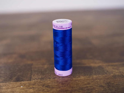 Blue Cotton Thread | 1304 Imperial Blue | Silk Finish 50wt 150m 164yd