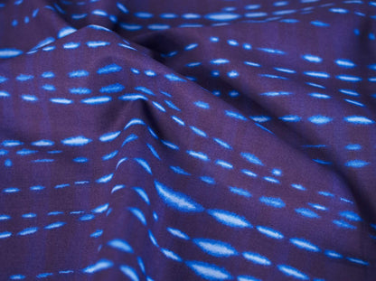 Japan indigo fabric | Indigo Shibori Print | Navy | Kokka Fabric