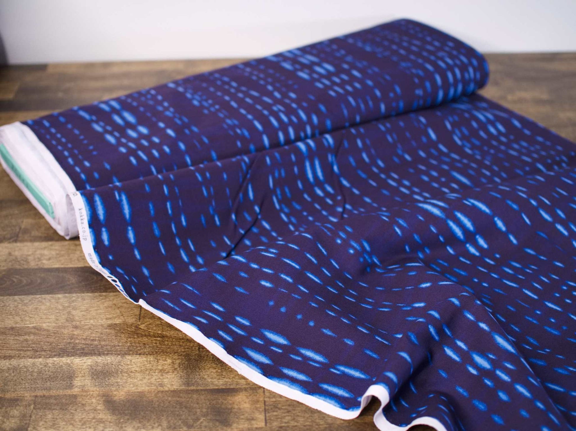 Japan indigo fabric | Indigo Shibori Print | Navy | Kokka Fabric