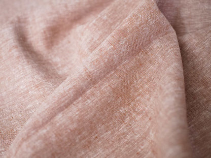 Linen fabric for clothing | Chestnut Brussels Washer Yarn Dye | Linen & Rayon Blend Fabric | Robert Kaufman