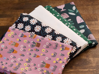 Plant Queen Quilt Bundle | 100% Organic Cotton | 1/2 Yard Cuts