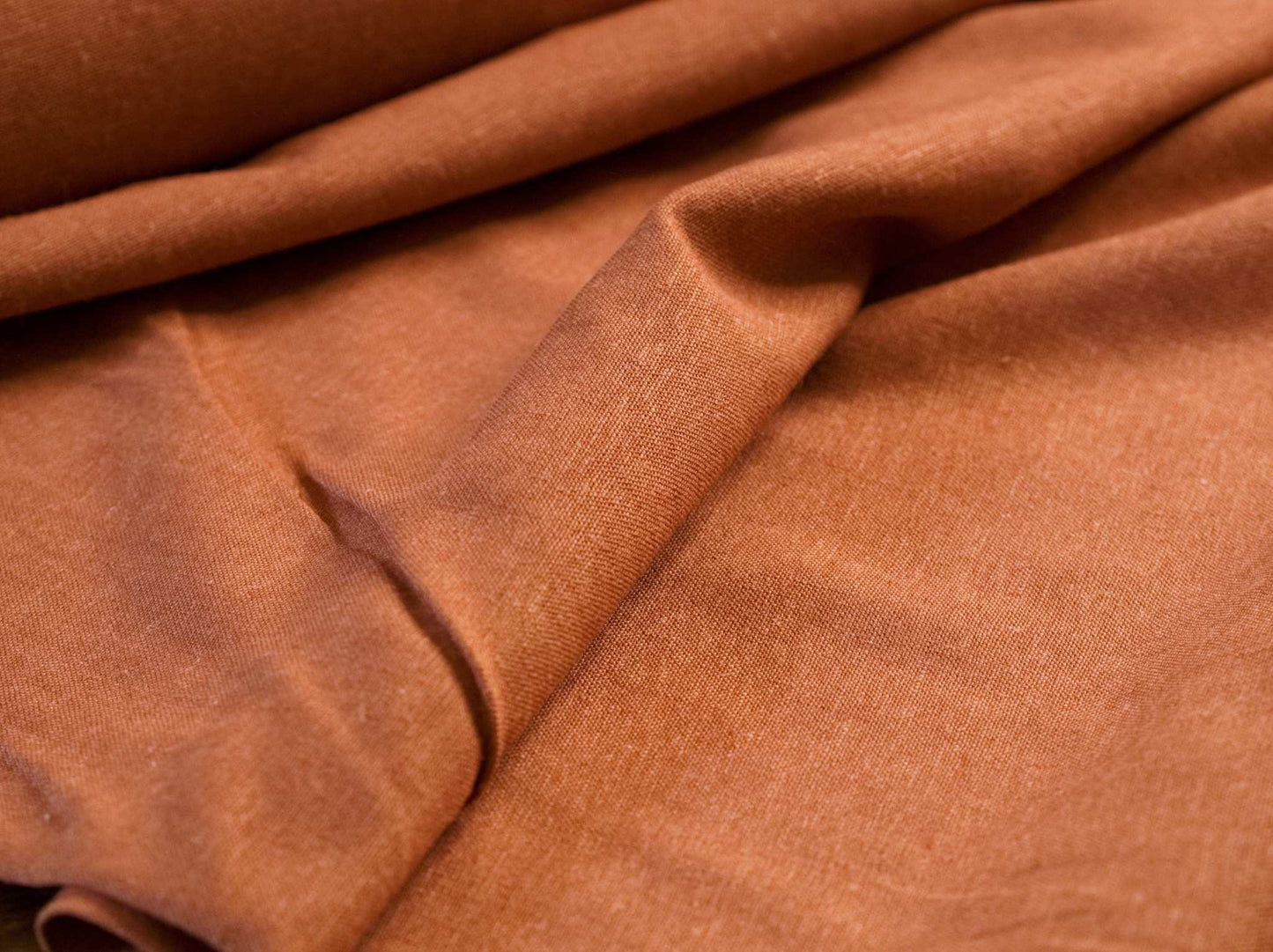 Acorn Brussels Washer Yarn | Rayon & Linen Blend | Burnt Orange