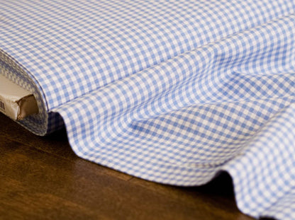 Periwinkle Carolina Gingham Fabric  | 100% Cotton Fabric