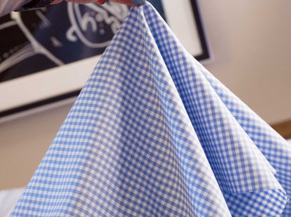 Periwinkle Carolina Gingham Fabric  | 100% Cotton Fabric